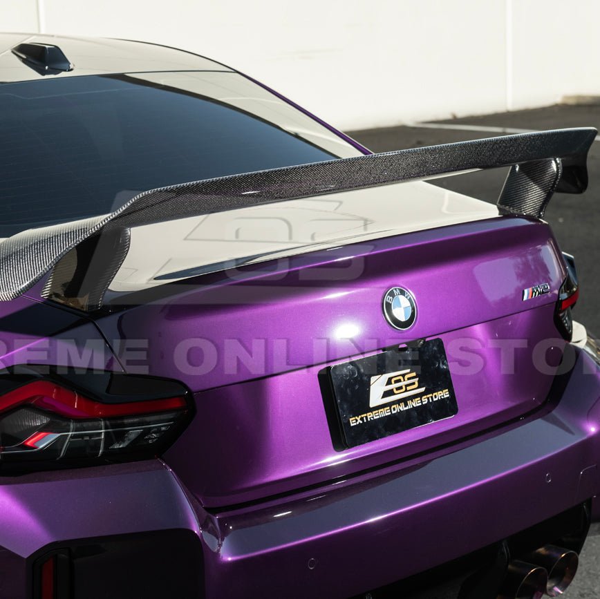 BMW G87 M2 M Performance Track Carbon Fiber Rear High Wing Spoiler 2023-Up