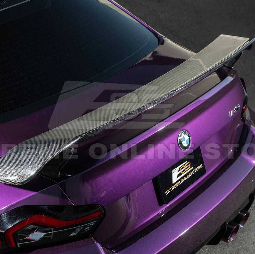 BMW G87 M2 M Performance Track Carbon Fiber Rear High Wing Spoiler 2023-Up
