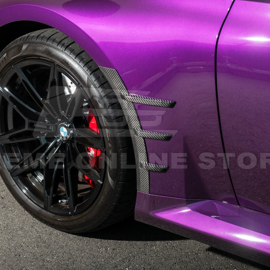 BMW G87 M2 Dry Carbon Fiber Add-On Fender Wheel Arch Trim Cover 2023-Up