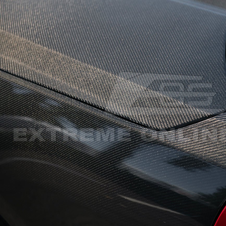Ford Mustang S650 Factory Style Carbon Fiber Front Bumper Hood Cover 2024-Up