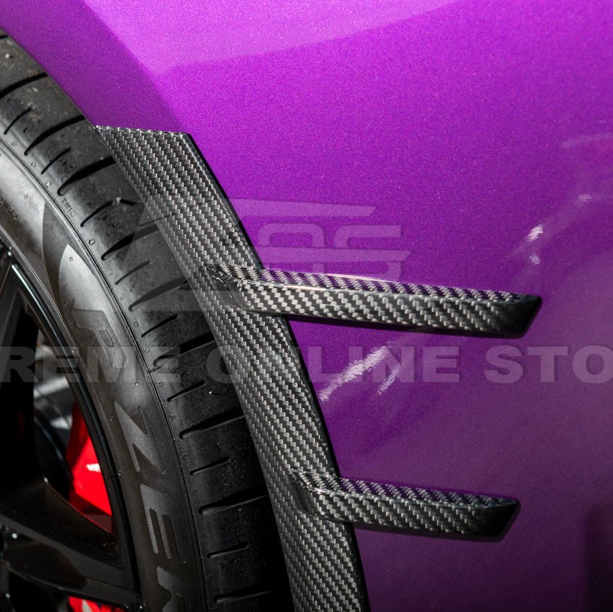 BMW G87 M2 Dry Carbon Fiber Add-On Fender Wheel Arch Trim Cover 2023-Up
