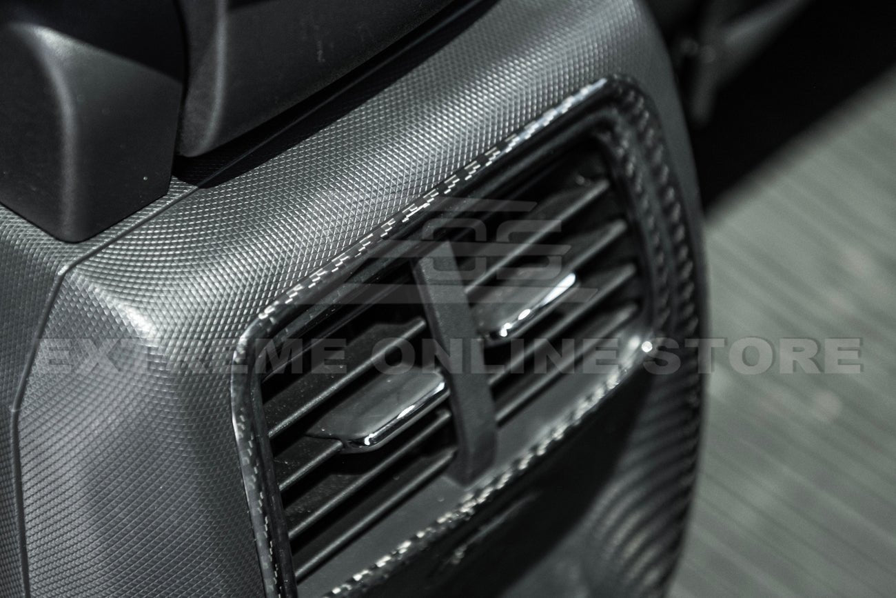 Ford Mustang Mach-E Factory Style Dry Carbon Fiber Rear AC Panel Cover 2021-Up