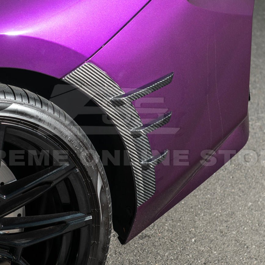 BMW G87 M2 Dry Carbon Fiber Add-On Fender Wheel Arch Trim Cover 2023-Up