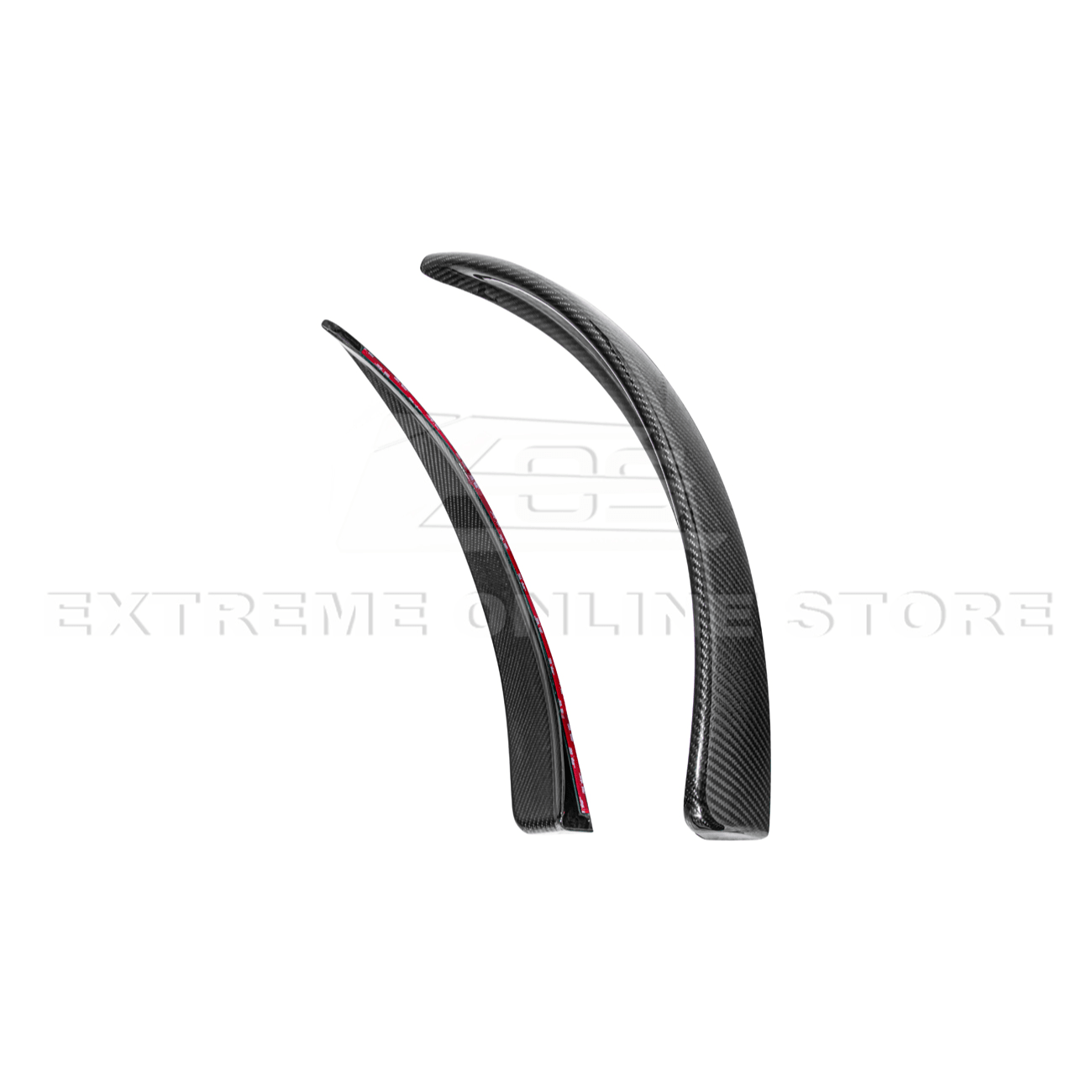 Corvette C6 Z06 ZR1 Dry Carbon Fiber Splash Guard Mud Flaps 2005-2013