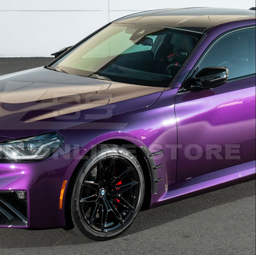 BMW G87 M2 Dry Carbon Fiber Add-On Fender Wheel Arch Trim Cover 2023-Up