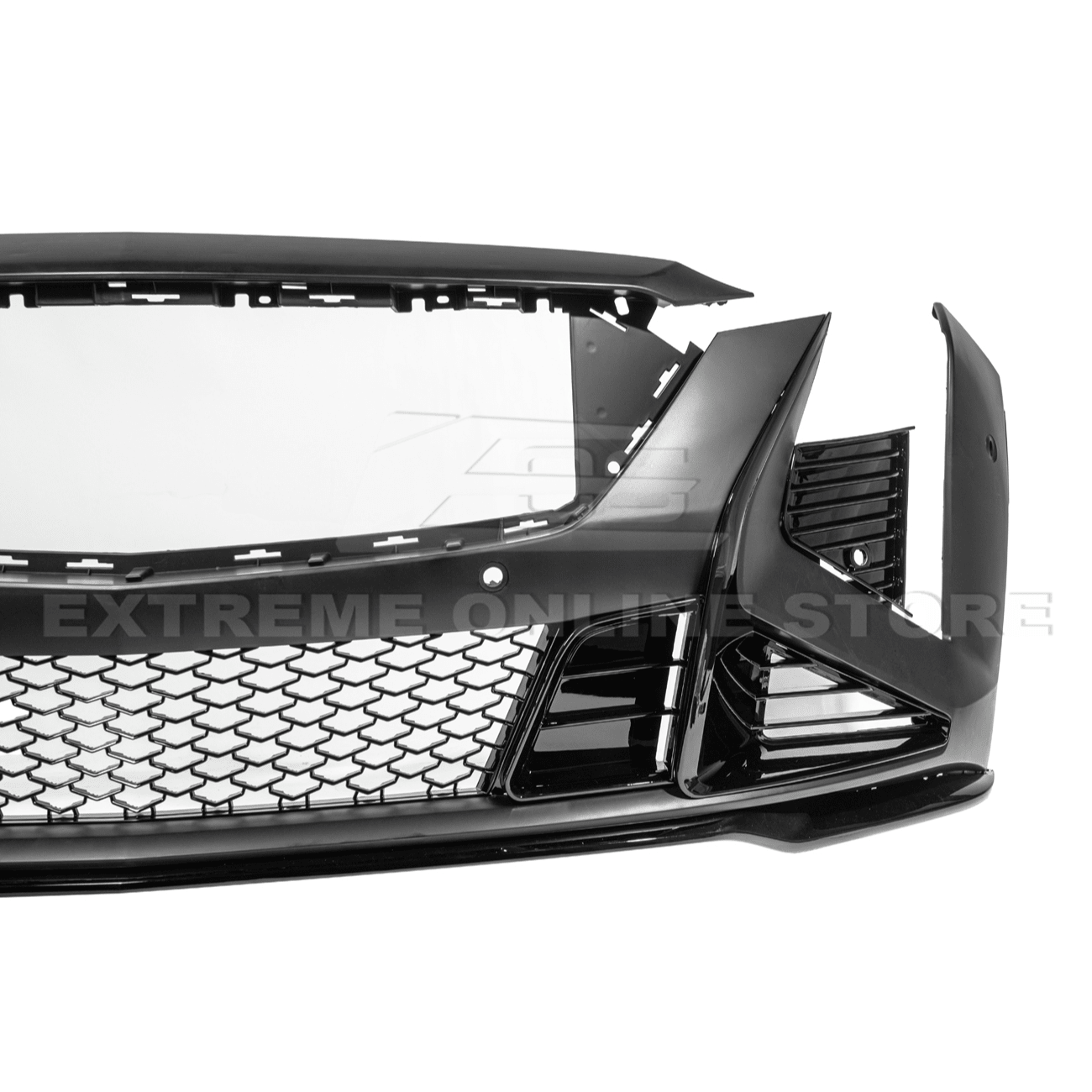 Cadillac CT5 CT5-V Blackwing Style Primed Black Front Bumper Conversion Kit 2025-Up