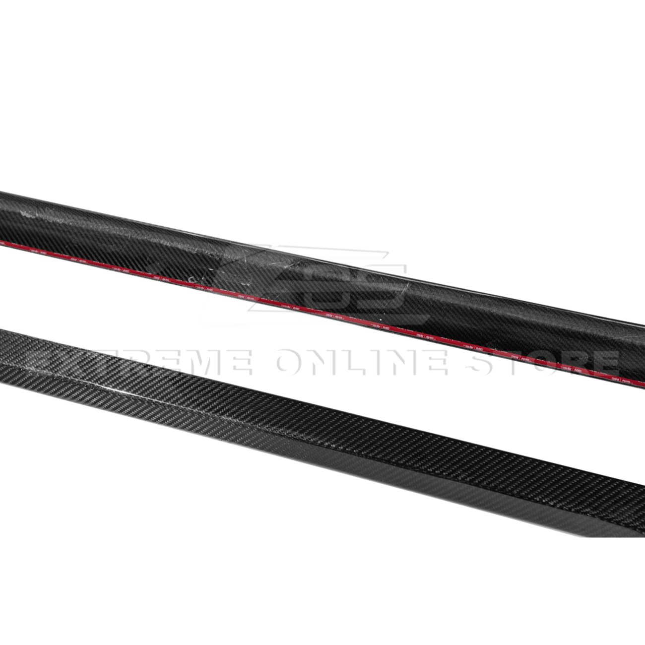Ford Mustang Carbon Fiber Side Skirts Extension S650 2024-Up
