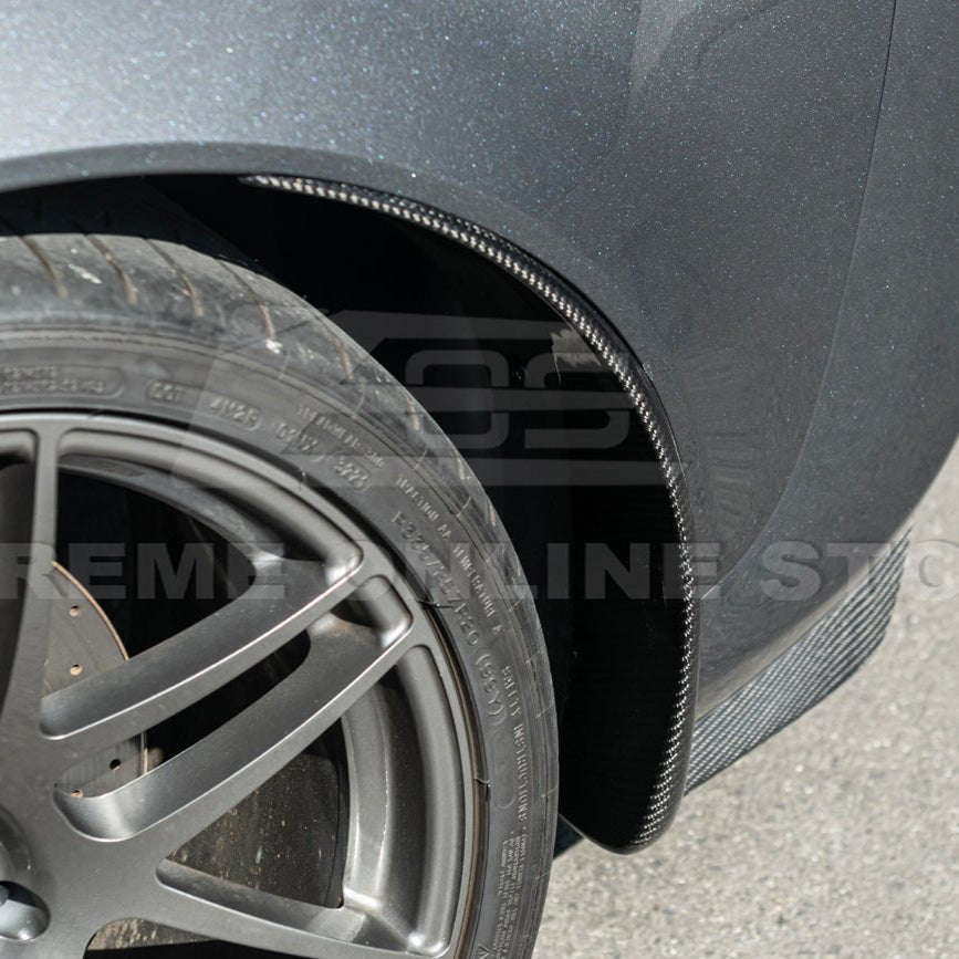Corvette C6 Z06 ZR1 Dry Carbon Fiber Splash Guard Mud Flaps 2005-2013