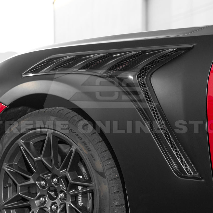 Ford Mustang S650 GTD Style Carbon Fiber Front Side Vented Fenders 2024-Present