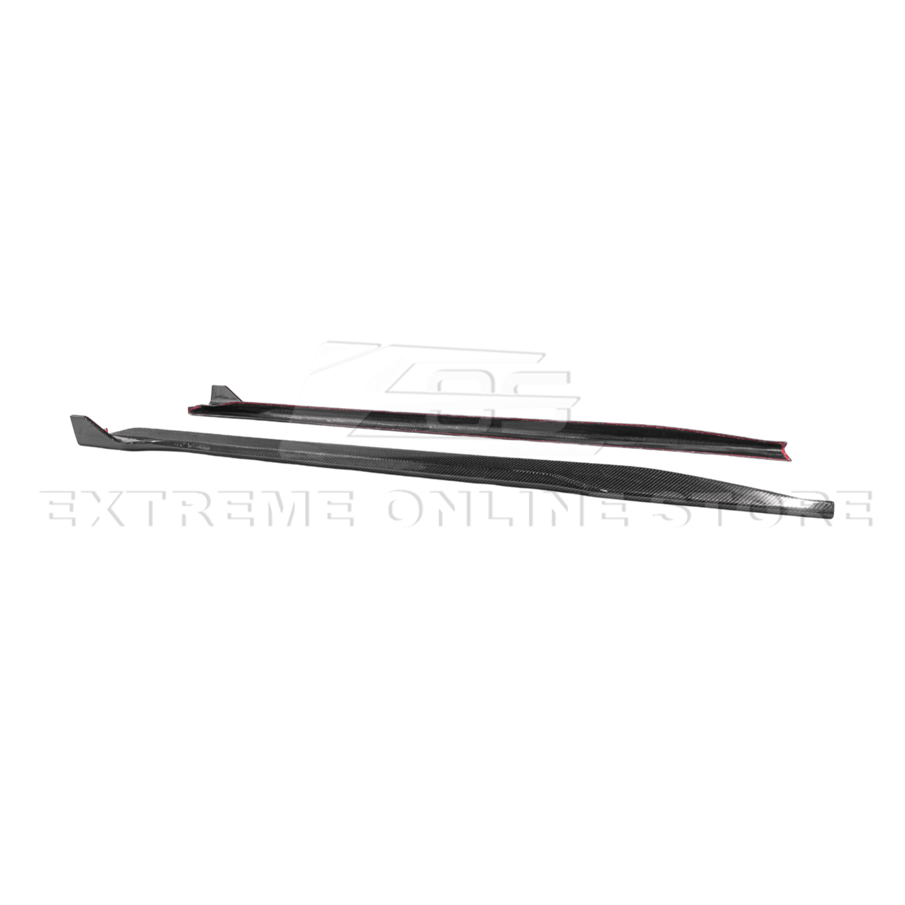 Ford Mustang Carbon Fiber Side Skirts Extension S650 2024-Up