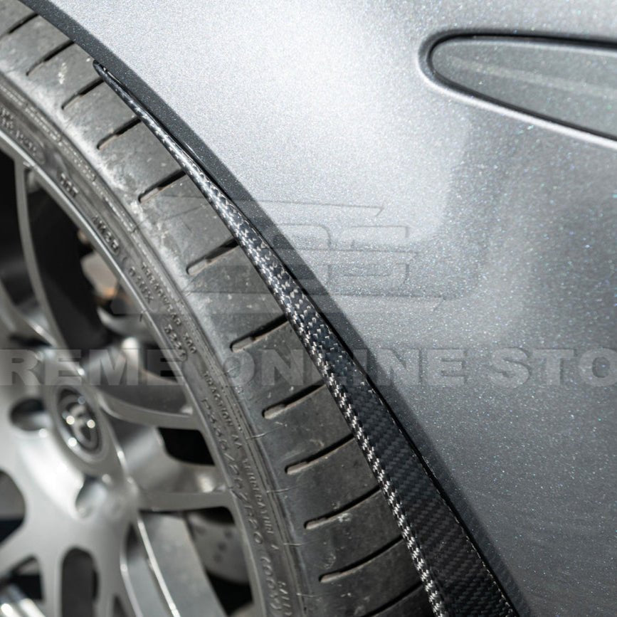 Corvette C6 Z06 ZR1 Dry Carbon Fiber Splash Guard Mud Flaps 2005-2013