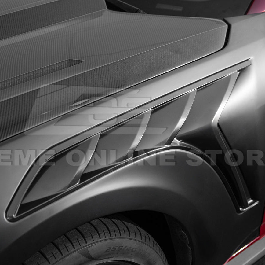 Ford Mustang S650 GTD Style Carbon Fiber Front Side Vented Fenders 2024-Present