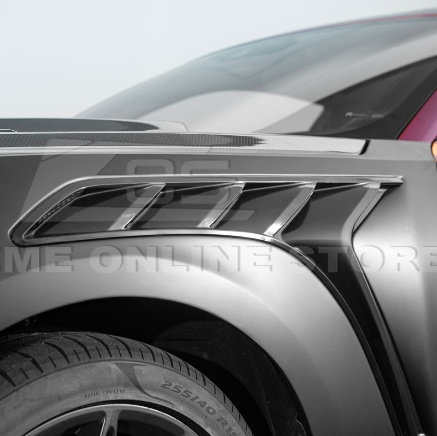 Ford Mustang S650 GTD Style Carbon Fiber Front Side Vented Fenders 2024-Present