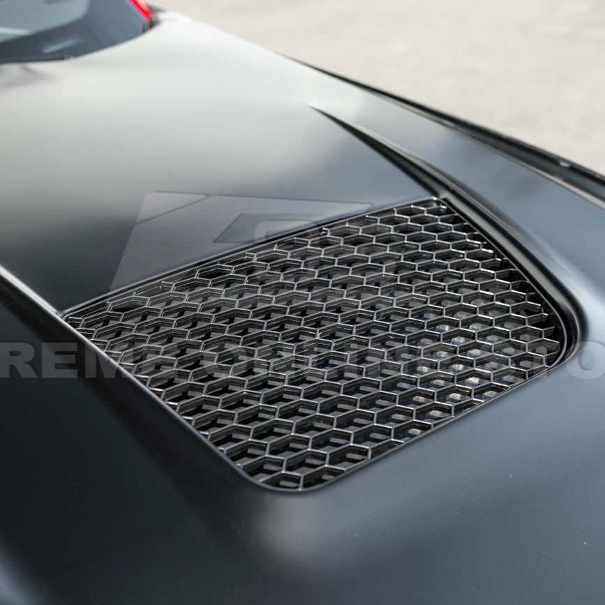 Ford Mustang S650 GTD Style Carbon Fiber Front Bumper Hood 2024-Up