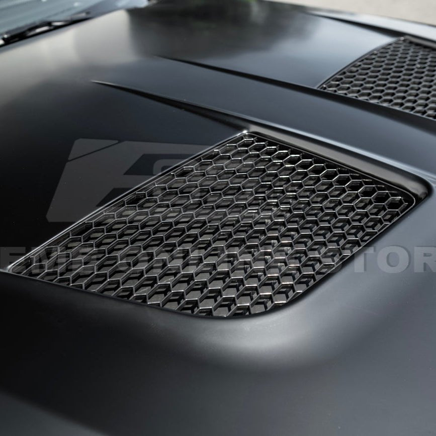 Ford Mustang S650 GTD Style Carbon Fiber Front Bumper Hood 2024-Up