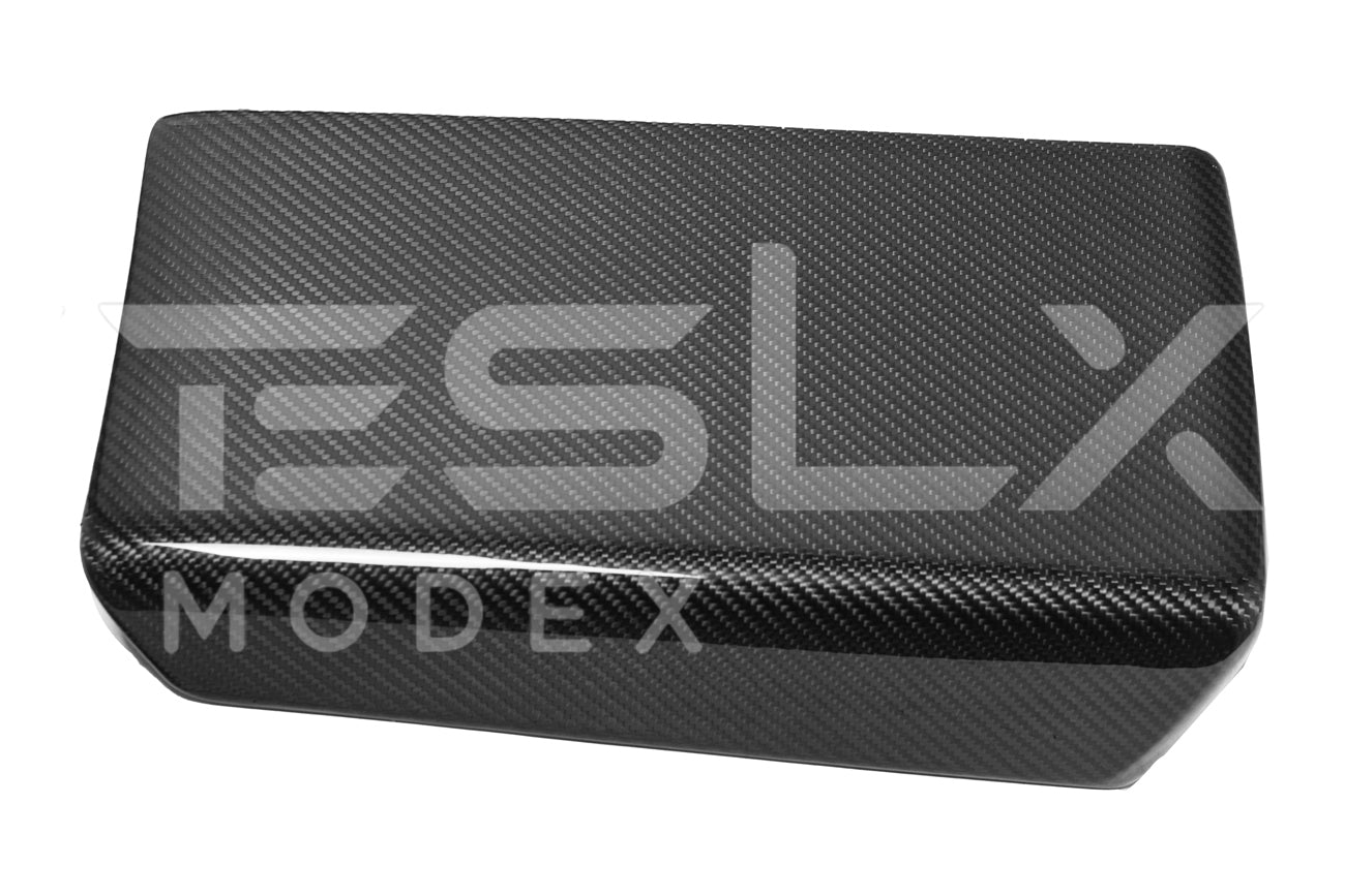 Tesla Model 3 Model Y Carbon Fiber Interior Center Armrest Cover 2020-Up
