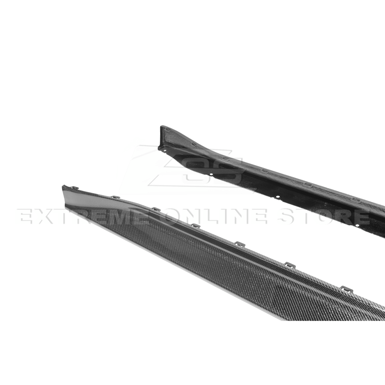 BMW G80 M3 3D Style Carbon Fiber Side Skirt Extensions 2021-Up