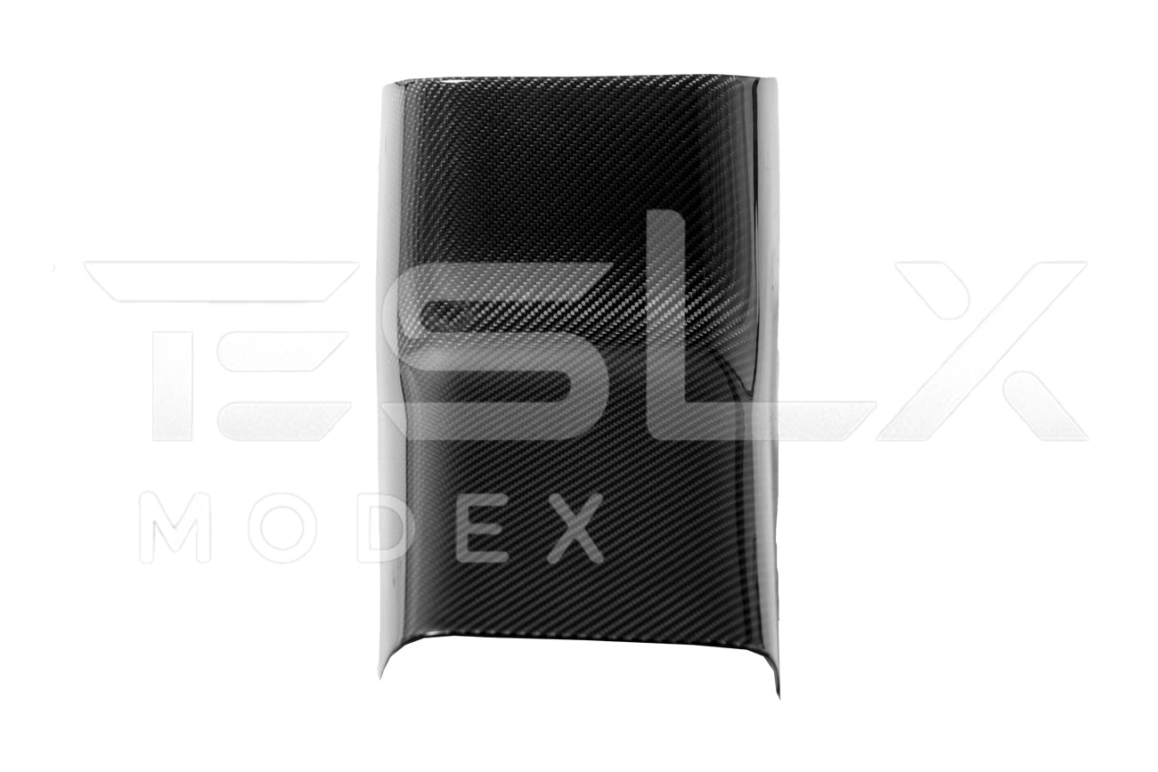 Tesla Model 3 Model Y Carbon Fiber Interior Rear Anti Kick Plate Cover 2020-2024