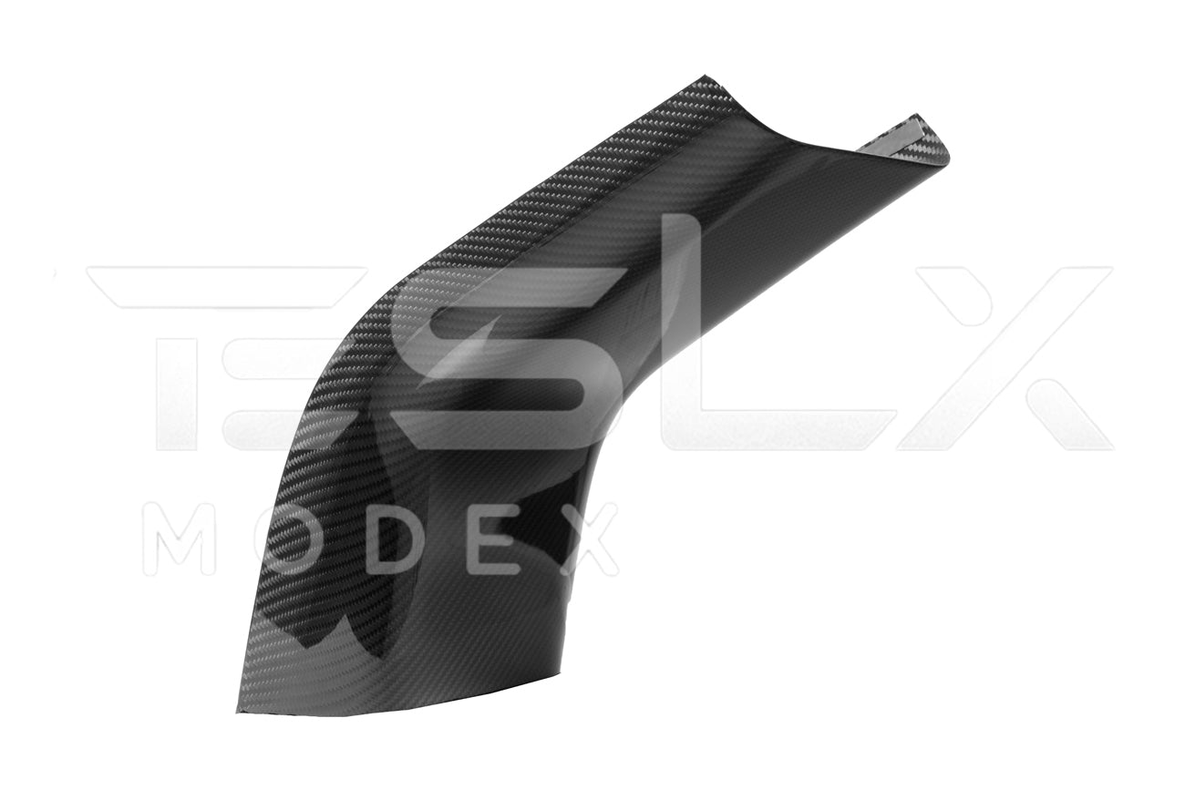 Tesla Model 3 Model Y Carbon Fiber Interior Rear Anti Kick Plate Cover 2020-2024