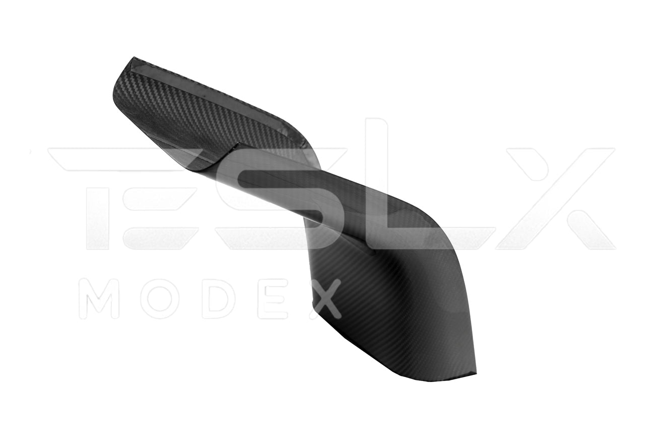 Tesla Model 3 Model Y Carbon Fiber Interior Rear Anti Kick Plate Cover 2020-2024