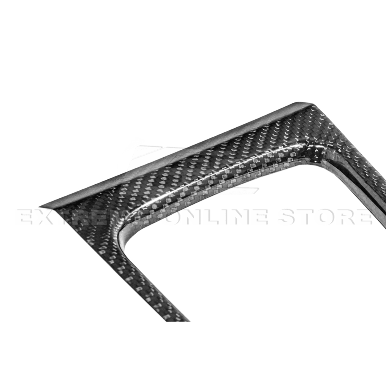 Ford Mustang S550 Dry Carbon Fiber Center Gear Shift Panel Trim Cover 2015-2023