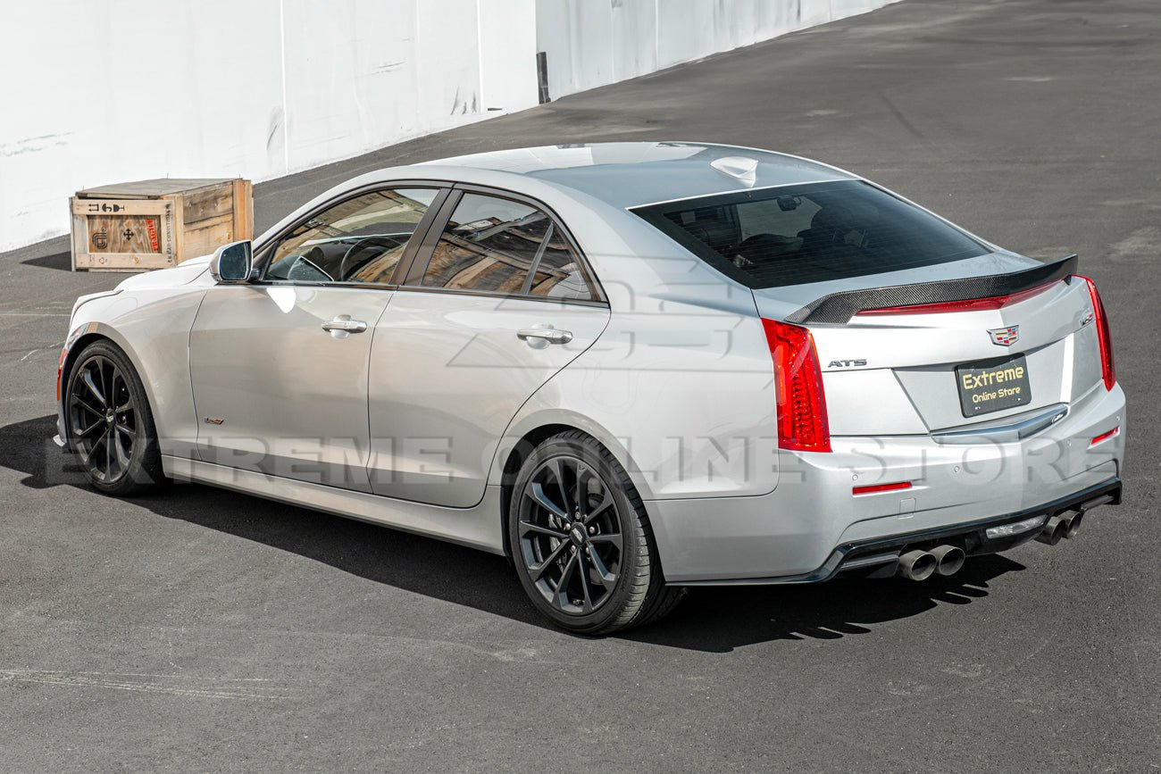 Cadillac ATS-V Alpha Carbon Fiber Wickerbill Rear Trunk Spoiler 2016-2019