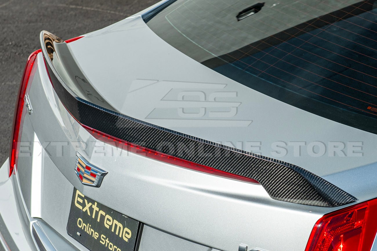 Cadillac ATS-V Alpha Carbon Fiber Wickerbill Rear Trunk Spoiler 2016-2019