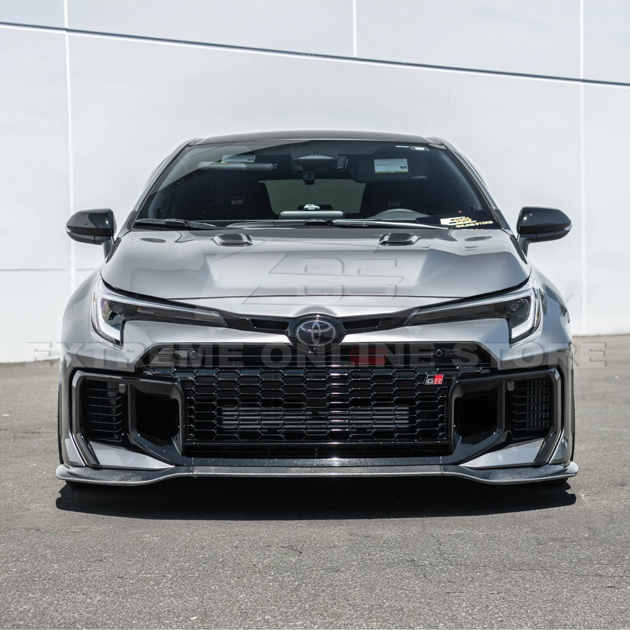 Toyota Corolla GR Style Carbon Fiber Front Lip Side Skirts Rear Apron Kit 2025-Up