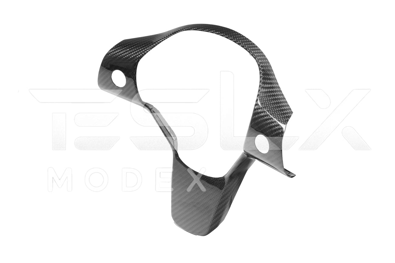 Tesla Model 3 Model Y Carbon Fiber Interior Steering Wheel Cover 2020-2024