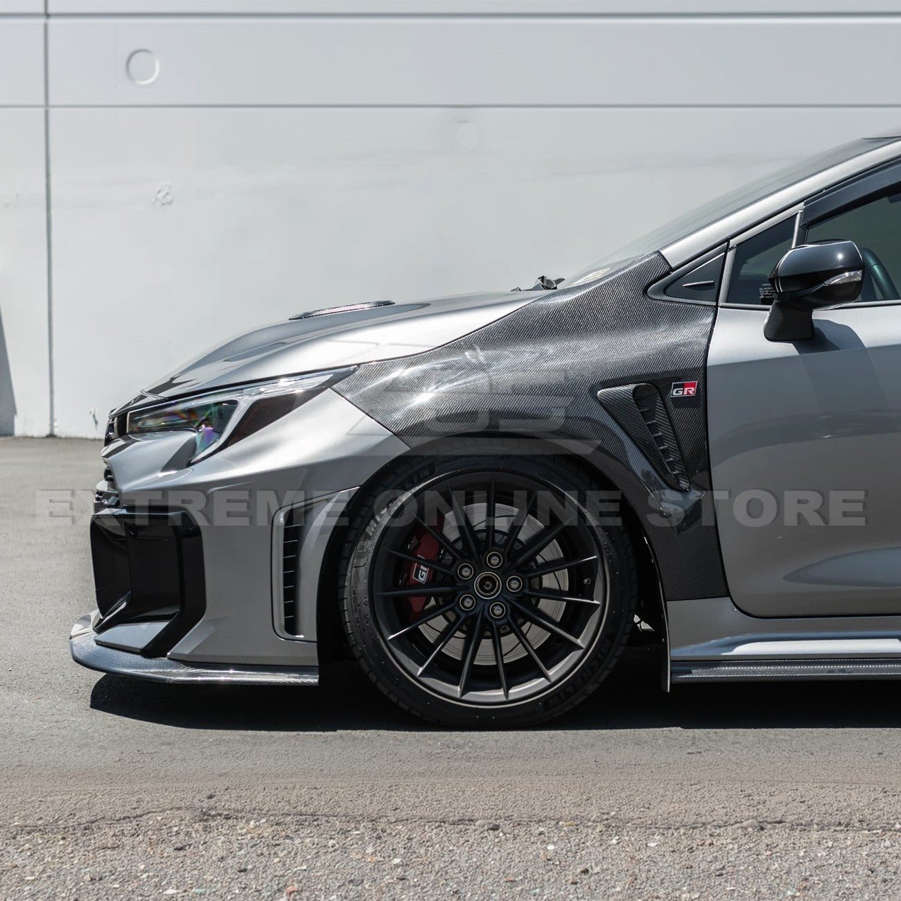 GR Corolla GR Package Carbon Fiber Front Splitter Lip with Side Skirts 2025-Up