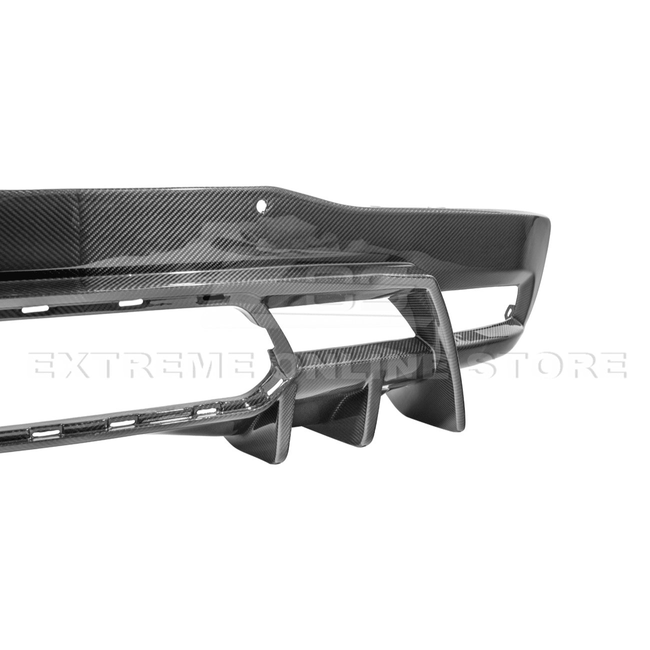 Chevrolet Corvette C8 Z06 EOS Performance Dry Carbon Fiber Rear Bumper Finned Diffuser 2023-Present