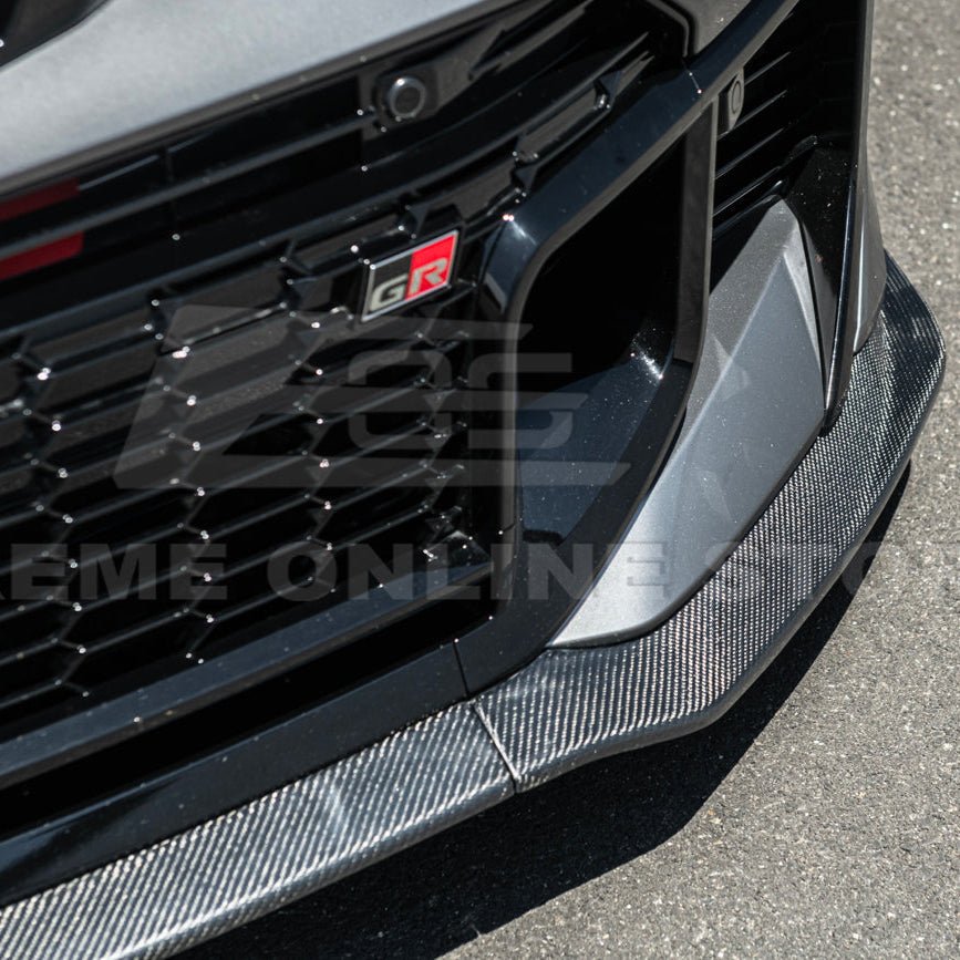 GR Corolla GR Package Carbon Fiber Front Splitter Lip with Side Skirts 2025-Up