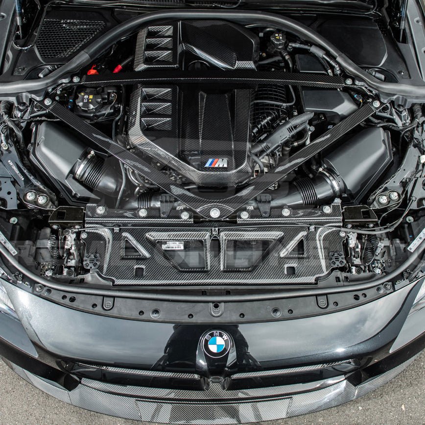 BMW G80 M3 G82 G83 M4 Dry Carbon Fiber Engine Strut Brace Tower Bars 2021-Up