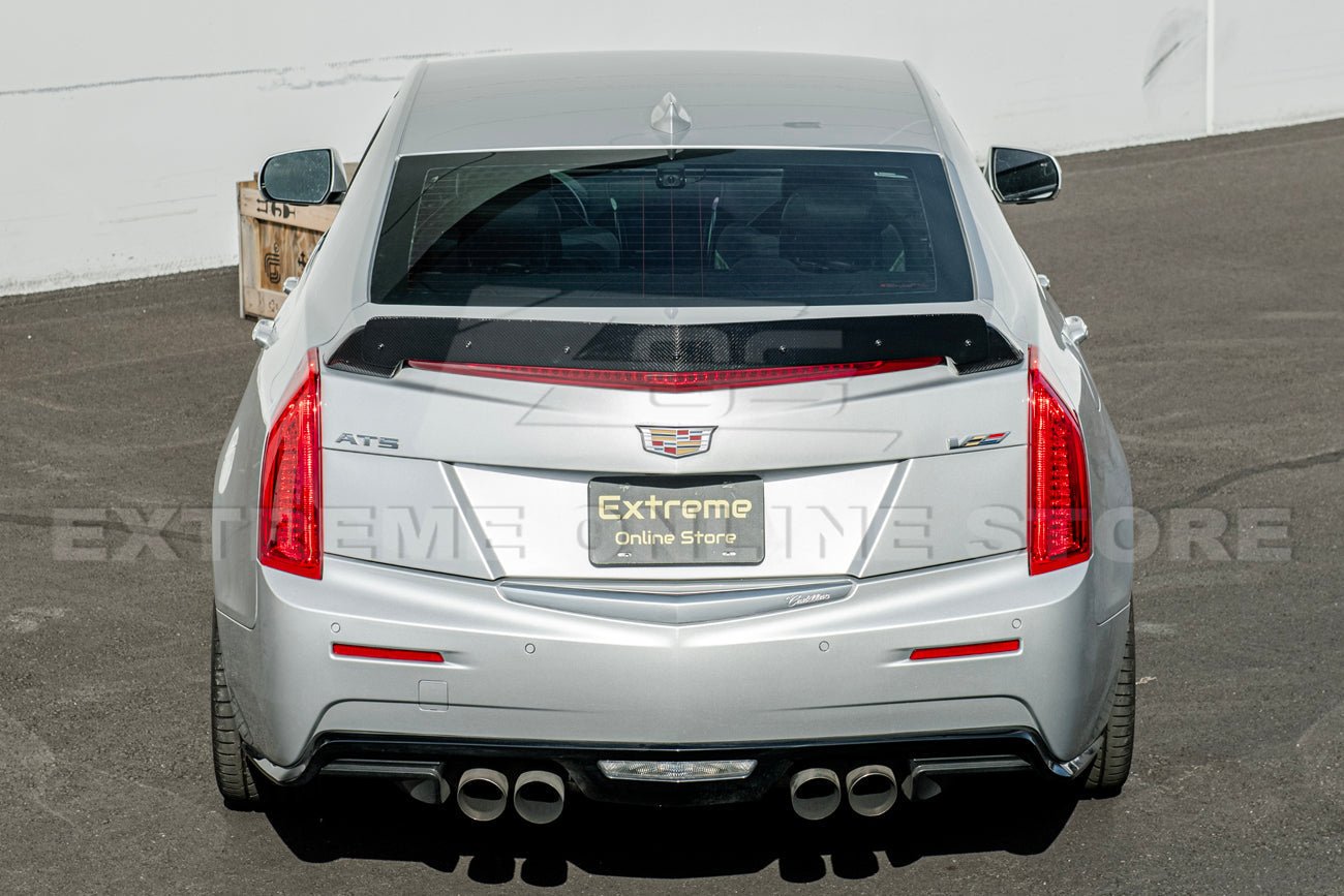 Cadillac ATS-V Alpha Carbon Fiber Wickerbill Rear Trunk Spoiler 2016-2019