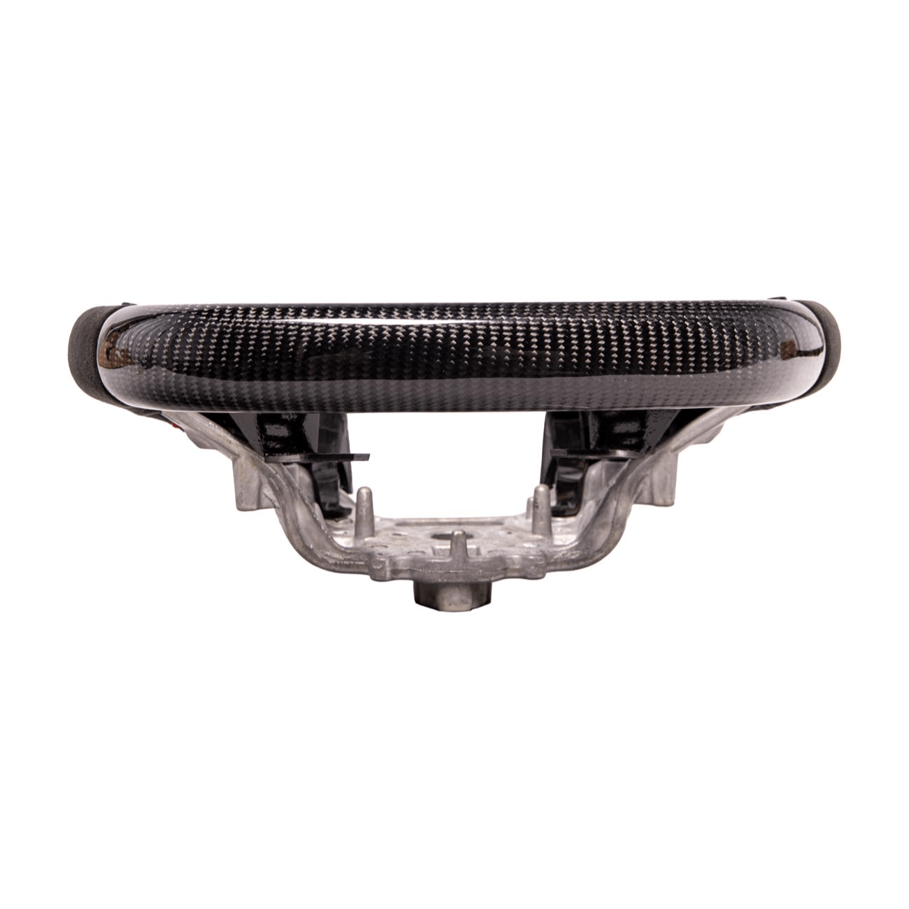 Corvette C8 CARBON FIBER Alcantara Leather Red Stripe Steering Wheel