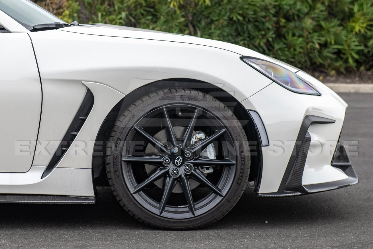 Toyota GR86 | Subaru BRZ ZN8 ZD8 OEM Style Black Mud Flaps Rock Guards 2022-Up