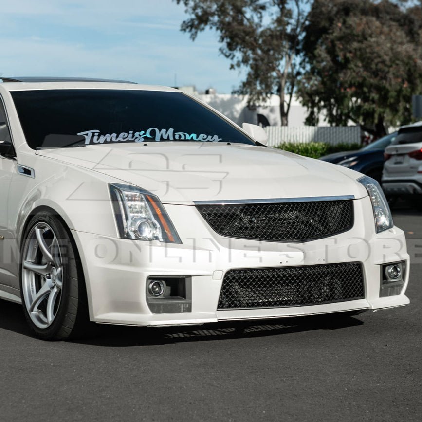 Cadillac CTS-V Factory Style Gloss Black Upper Badgeless Grille 2009-2015
