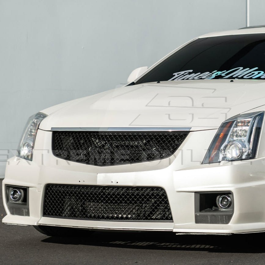 Cadillac CTS-V Factory Style Gloss Black Lower Badgeless Grille 2009-2015