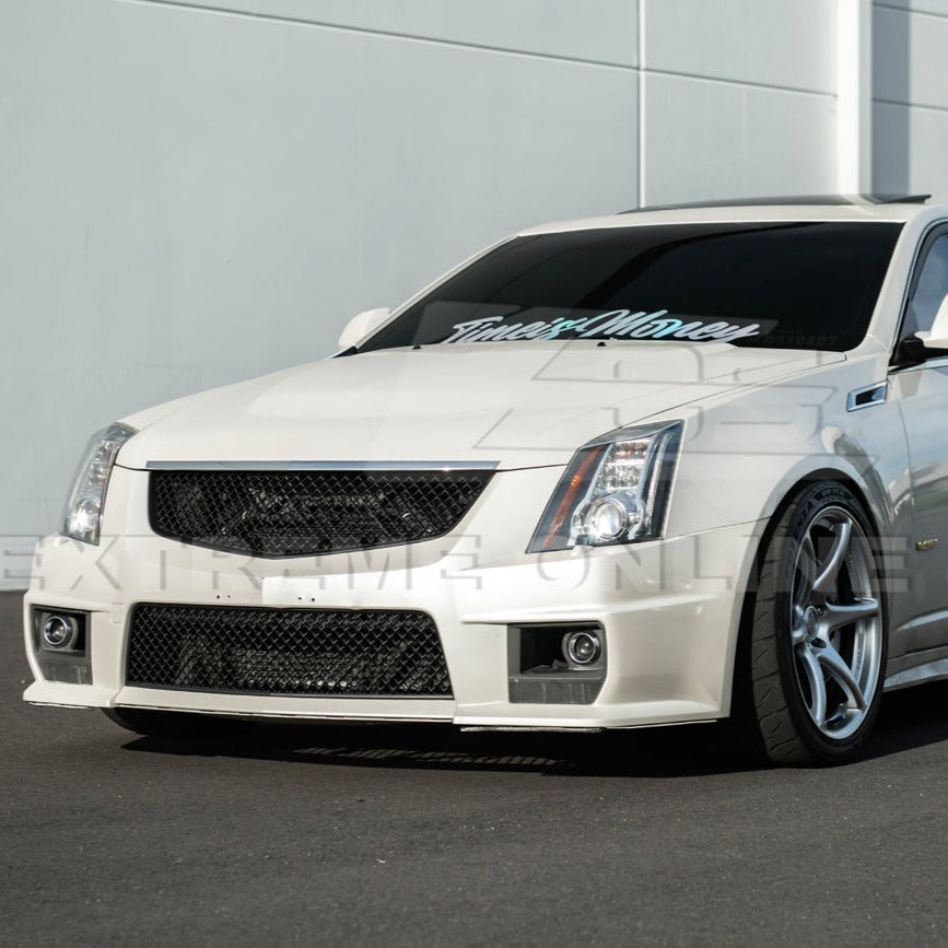 Cadillac CTS-V Factory Style Gloss Black Upper Badgeless Grille 2009-2015