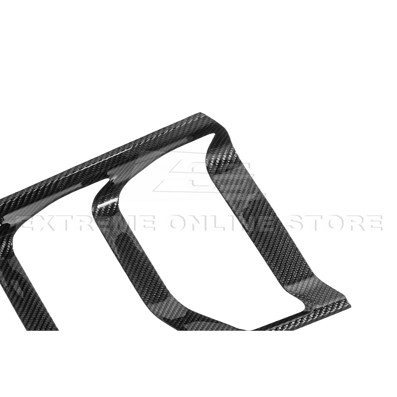 Ford Mustang S550 Factory Style Dry Carbon Fiber Tail Light Trim Bezel Cover Pair 2015-2017