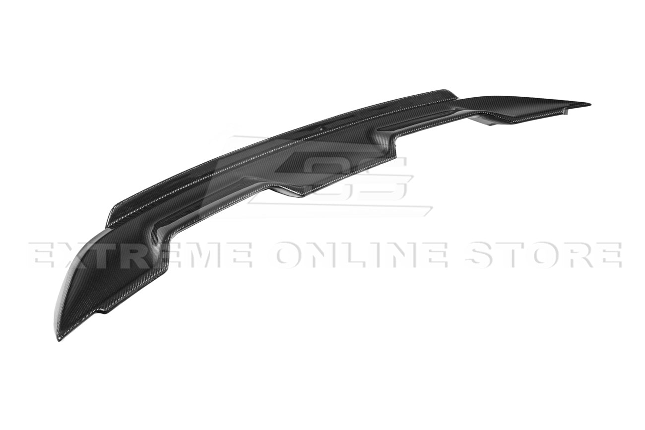 Ford Mustang S550 GT500 Wickerbill Style Carbon Fiber Rear Spoiler 2015-2023