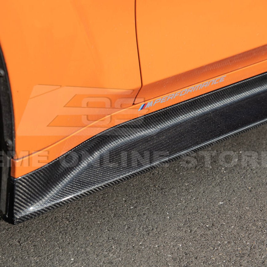 BMW G80 M3 3D Style Carbon Fiber Side Skirt Extensions 2021-Up