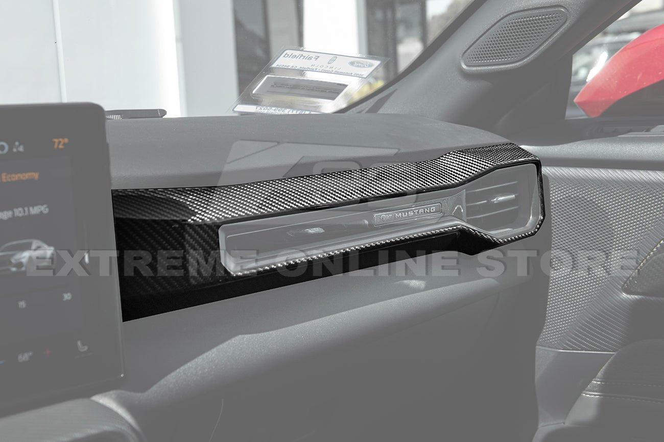 Ford Mustang S650 Dry Carbon Fiber AC Outlet Vent Cover 2024-Up