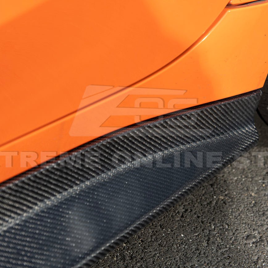 BMW G80 M3 3D Style Carbon Fiber Side Skirt Extensions 2021-Up