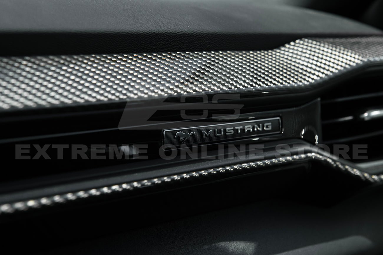 Ford Mustang S650 Dry Carbon Fiber AC Outlet Vent Cover 2024-Up