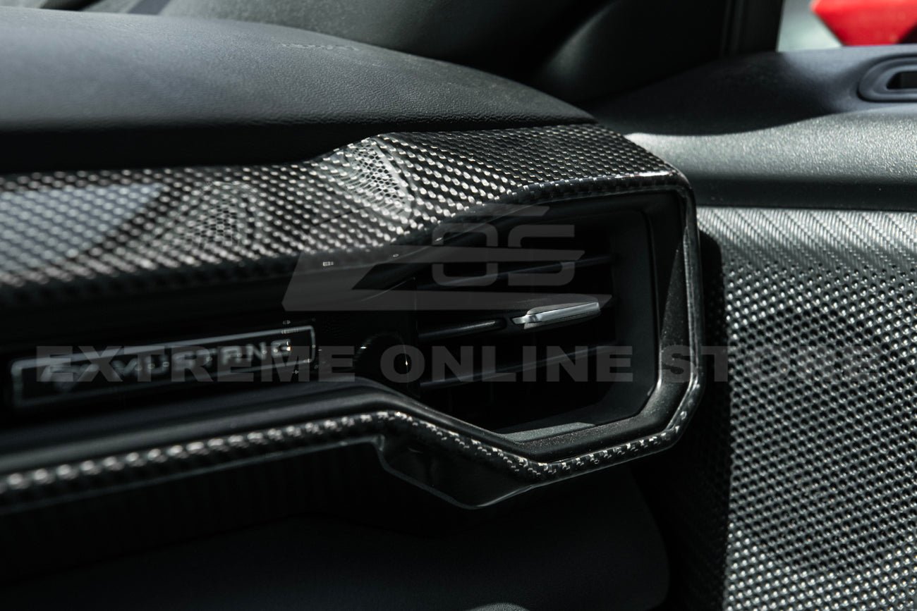 Ford Mustang S650 Dry Carbon Fiber AC Outlet Vent Cover 2024-Up