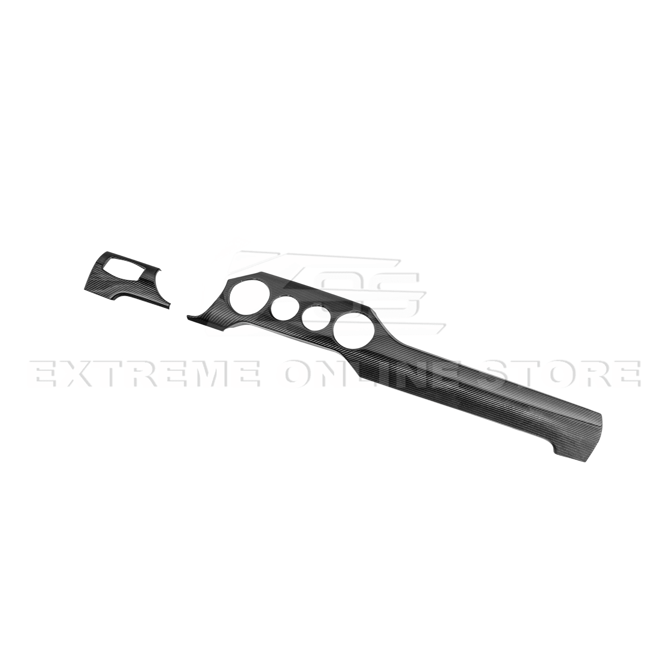 Ford Mustang S550 Dry Carbon Fiber Instrument Dashboard Panel Trim 2015-2023