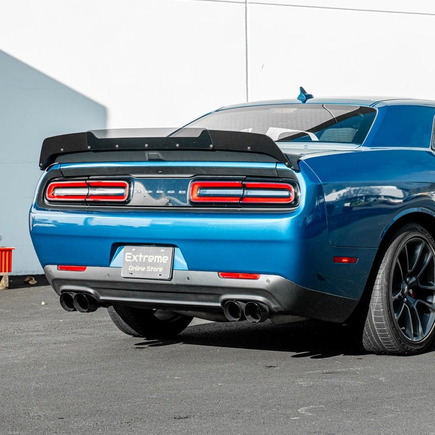 Dodge Challenger SRT Hellcat Redeye Track Package Matte Black Wickerbill Spoiler 2008-Up