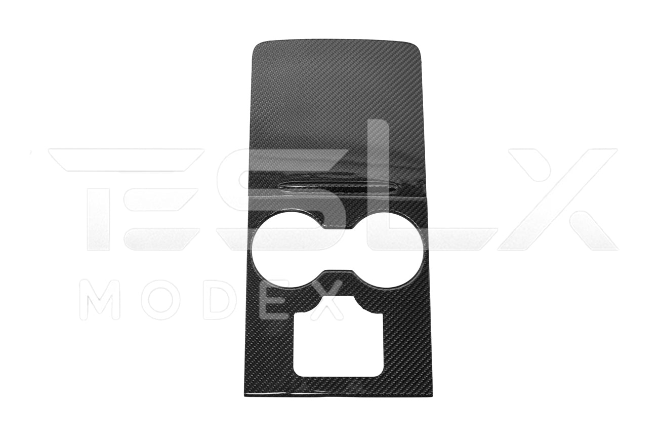 Tesla Model 3 Model Y Carbon Fiber Interior Center Console Cover 2020-2024