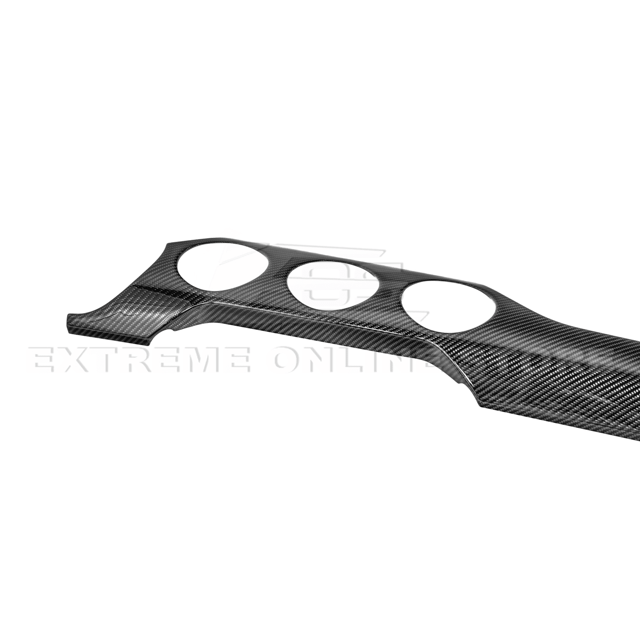 Ford Mustang S550 Factory Style Dry Carbon Fiber Dashboard Panel Trim 3 AC 2015-2023